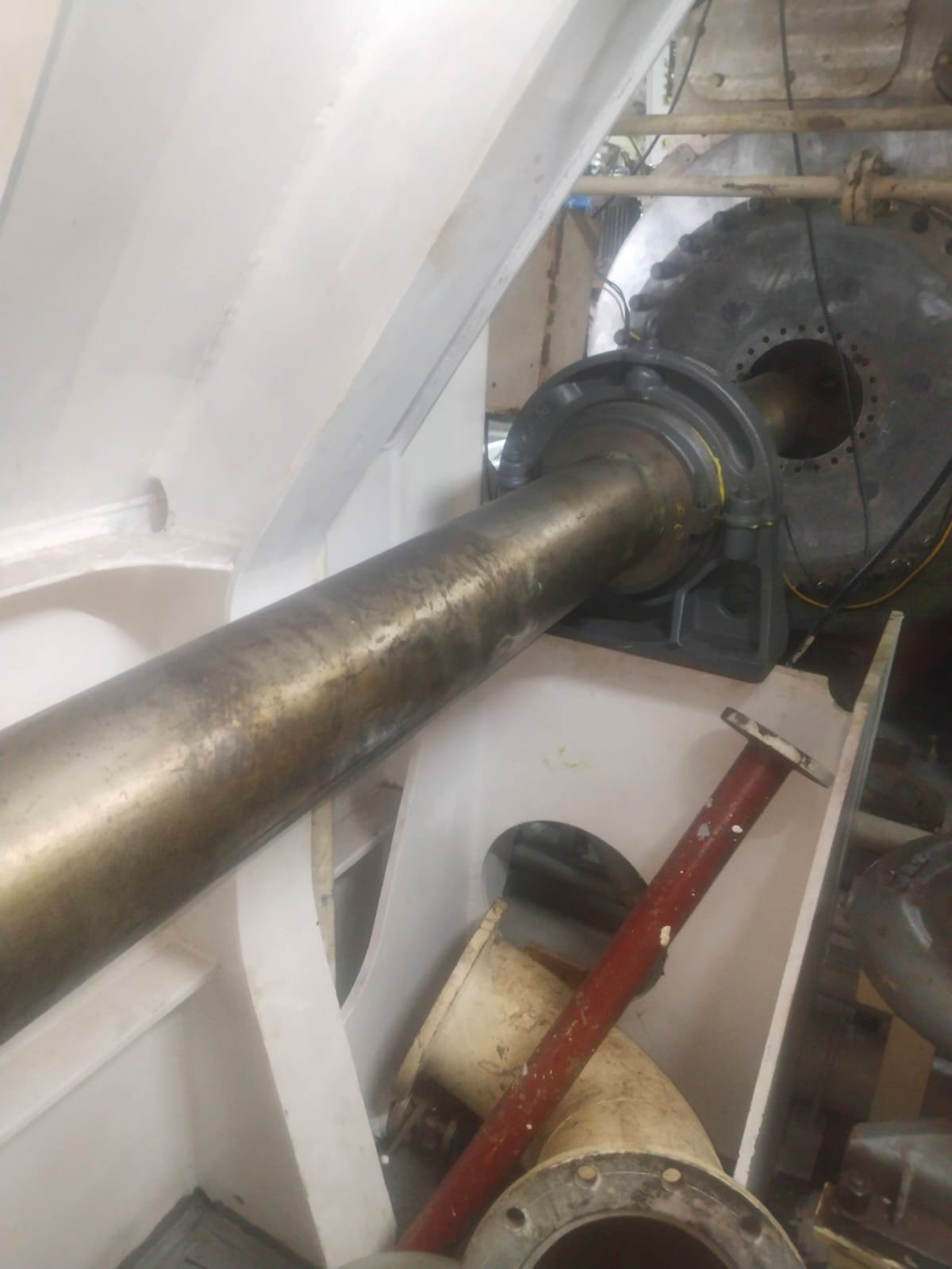 Engine room piping refit